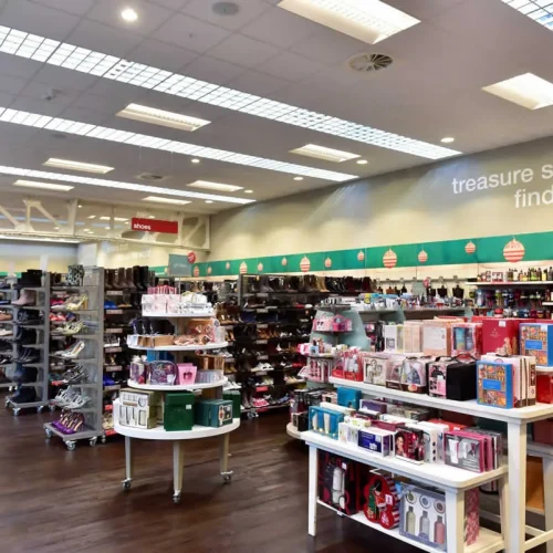 American Discount Retailer in store image of stock